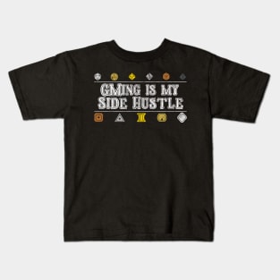 GMing is my Side Hustle - White Kids T-Shirt